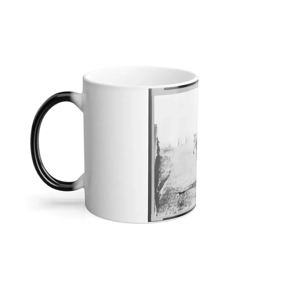 William Wilson, Scout, Headquarters, Army of the Potomac, Seated on Horse, Full-Length Portrait, Facing Left, Culpeper, Va. (U.S. Civil War) Color Changing Coffee Mug 11oz - Go Mug Yourself