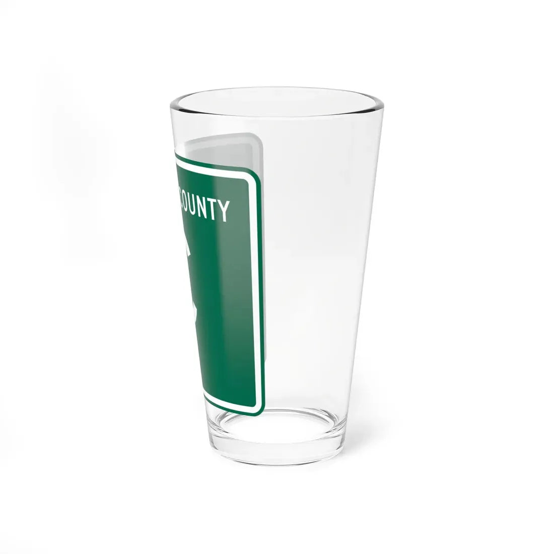 Williams County Route C OH (Ohio) (Road Sign) Pint Glass 16oz - Go Mug Yourself
