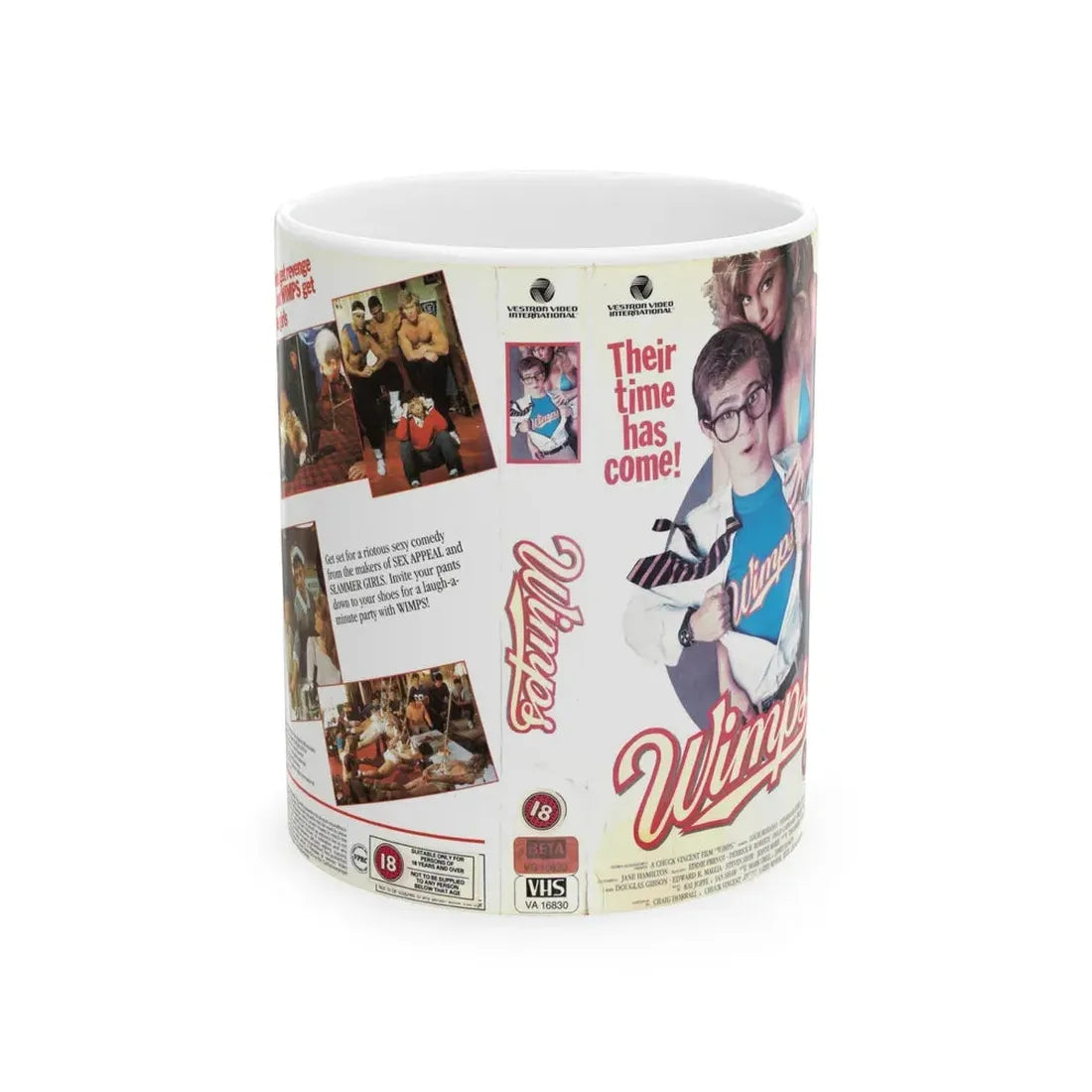 WIMPS (VHS COVER) - White Coffee Mug 11oz - Go Mug Yourself