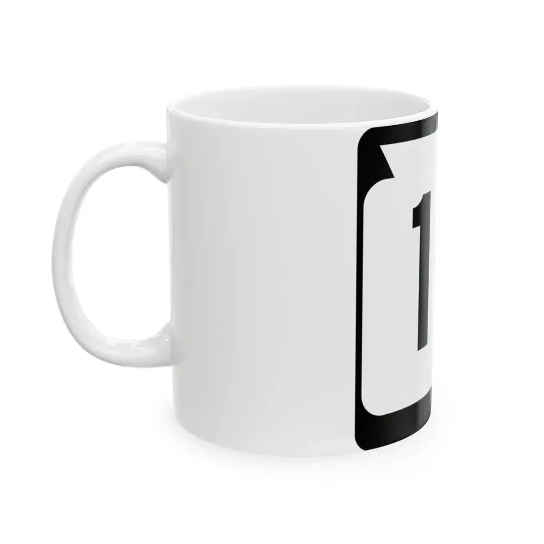 WIS 10 (Wisconsin) (Road Sign) White Coffee Mug - Go Mug Yourself