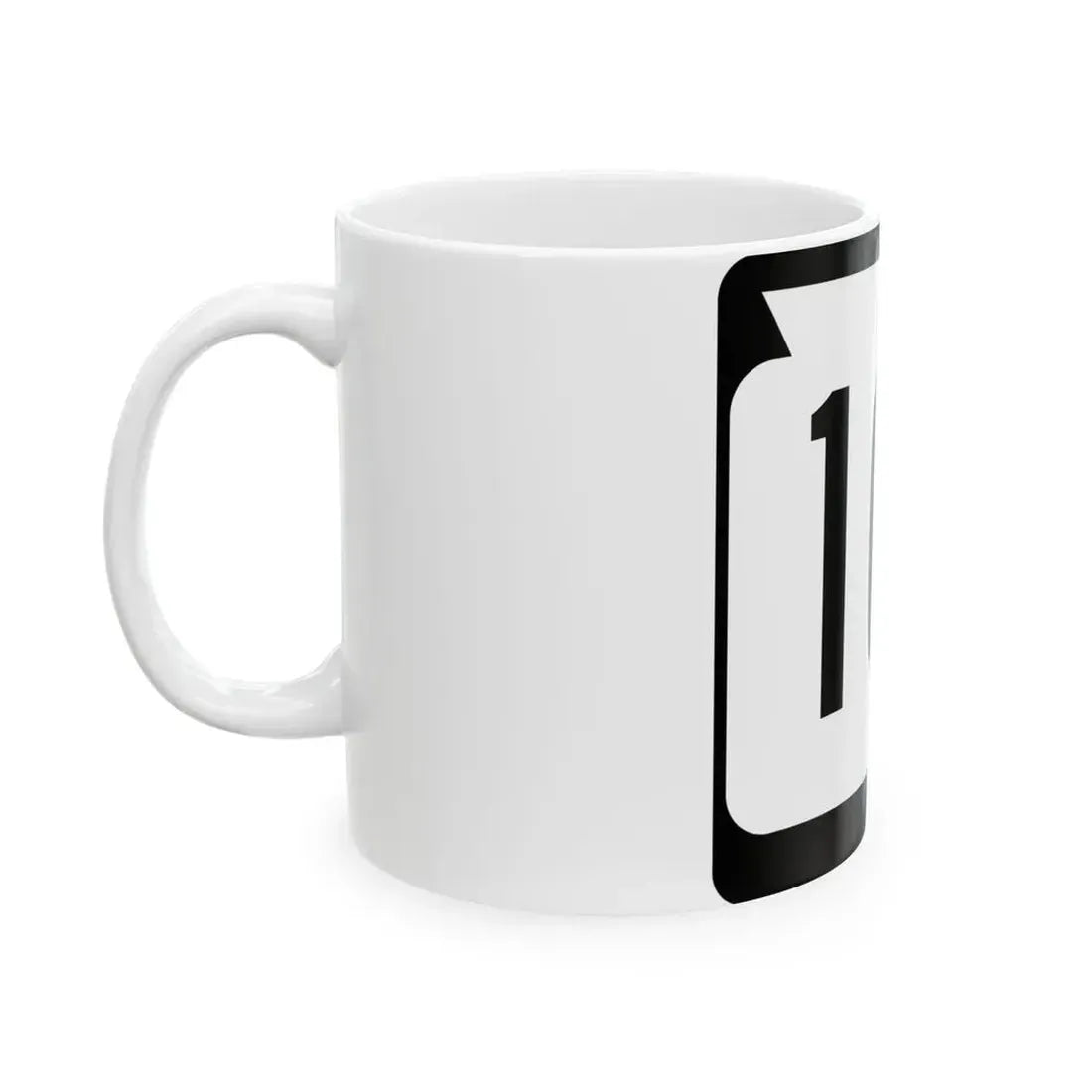 WIS 101 (Wisconsin) (Road Sign) White Coffee Mug - Go Mug Yourself