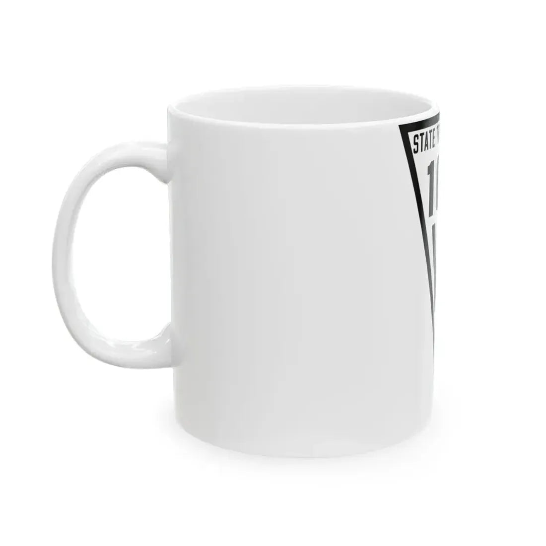 WIS 102 1919 (Wisconsin) (Road Sign) White Coffee Mug - Go Mug Yourself