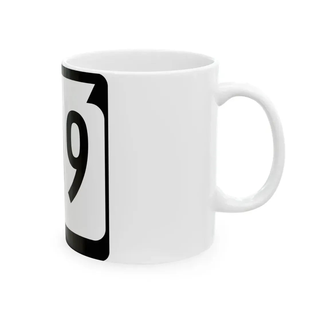 WIS 109 (Wisconsin) (Road Sign) White Coffee Mug - Go Mug Yourself