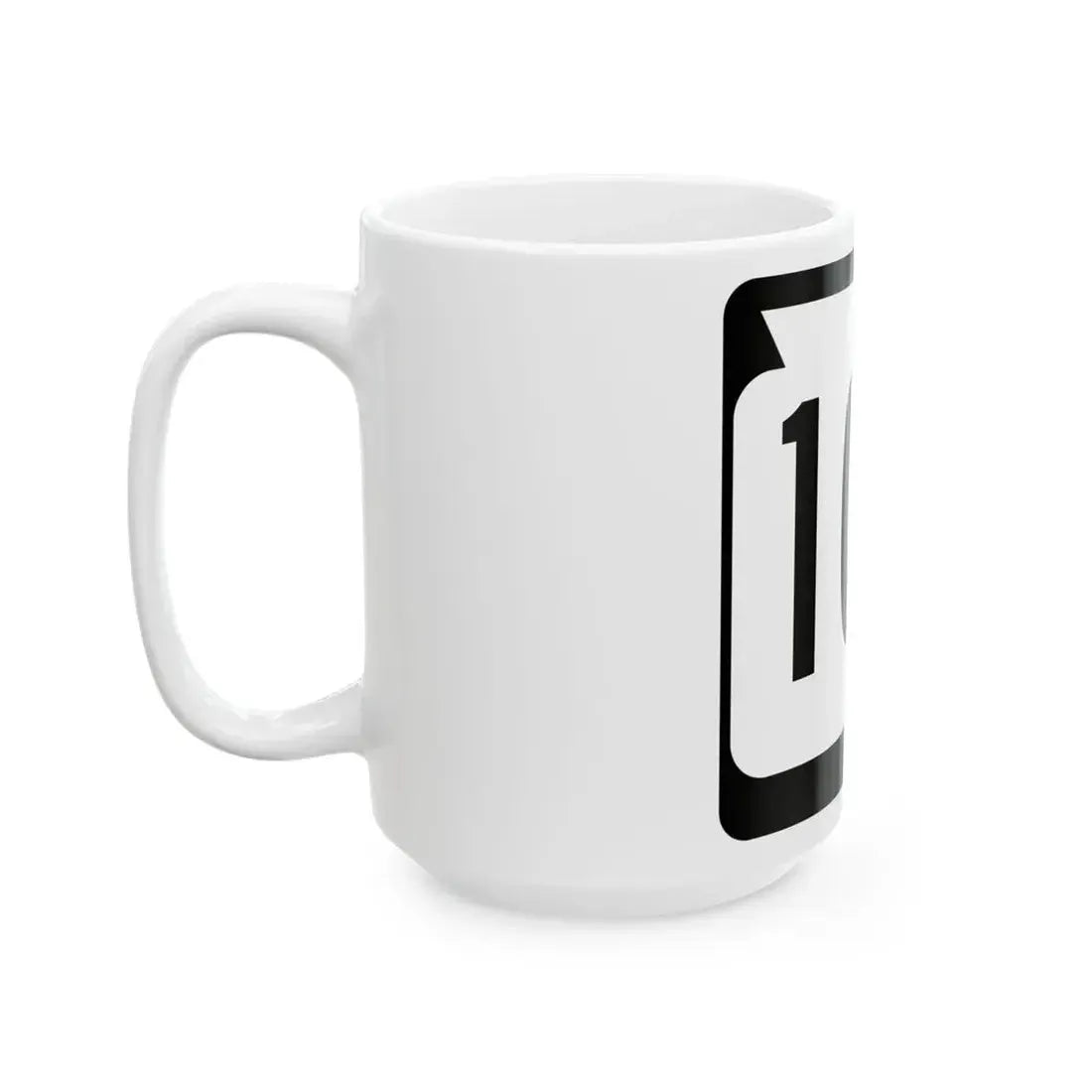 WIS 109 (Wisconsin) (Road Sign) White Coffee Mug - Go Mug Yourself