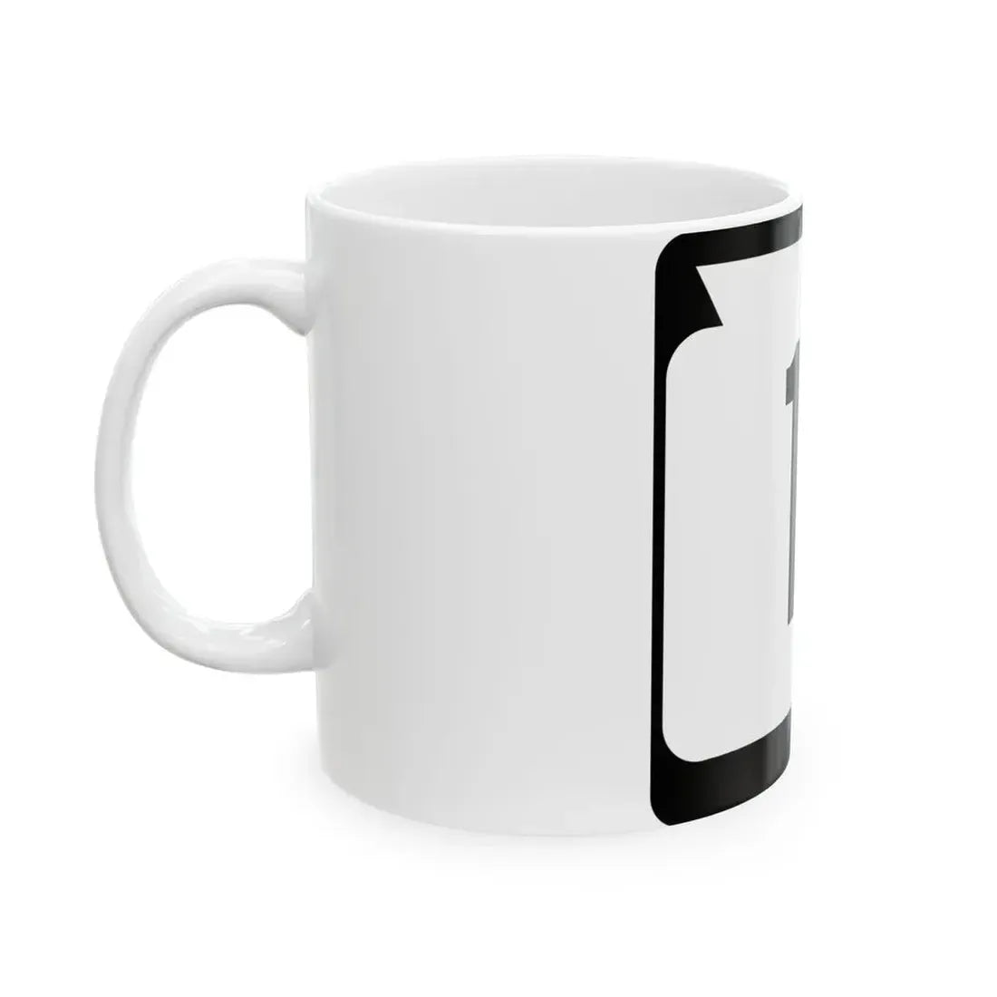 WIS 11 (Wisconsin) (Road Sign) White Coffee Mug - Go Mug Yourself