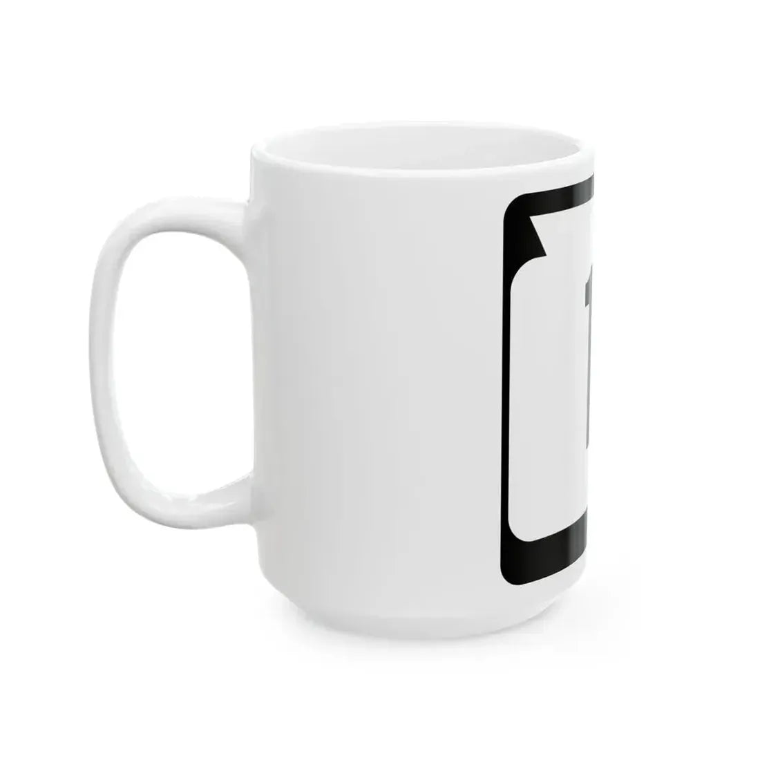WIS 11 (Wisconsin) (Road Sign) White Coffee Mug - Go Mug Yourself