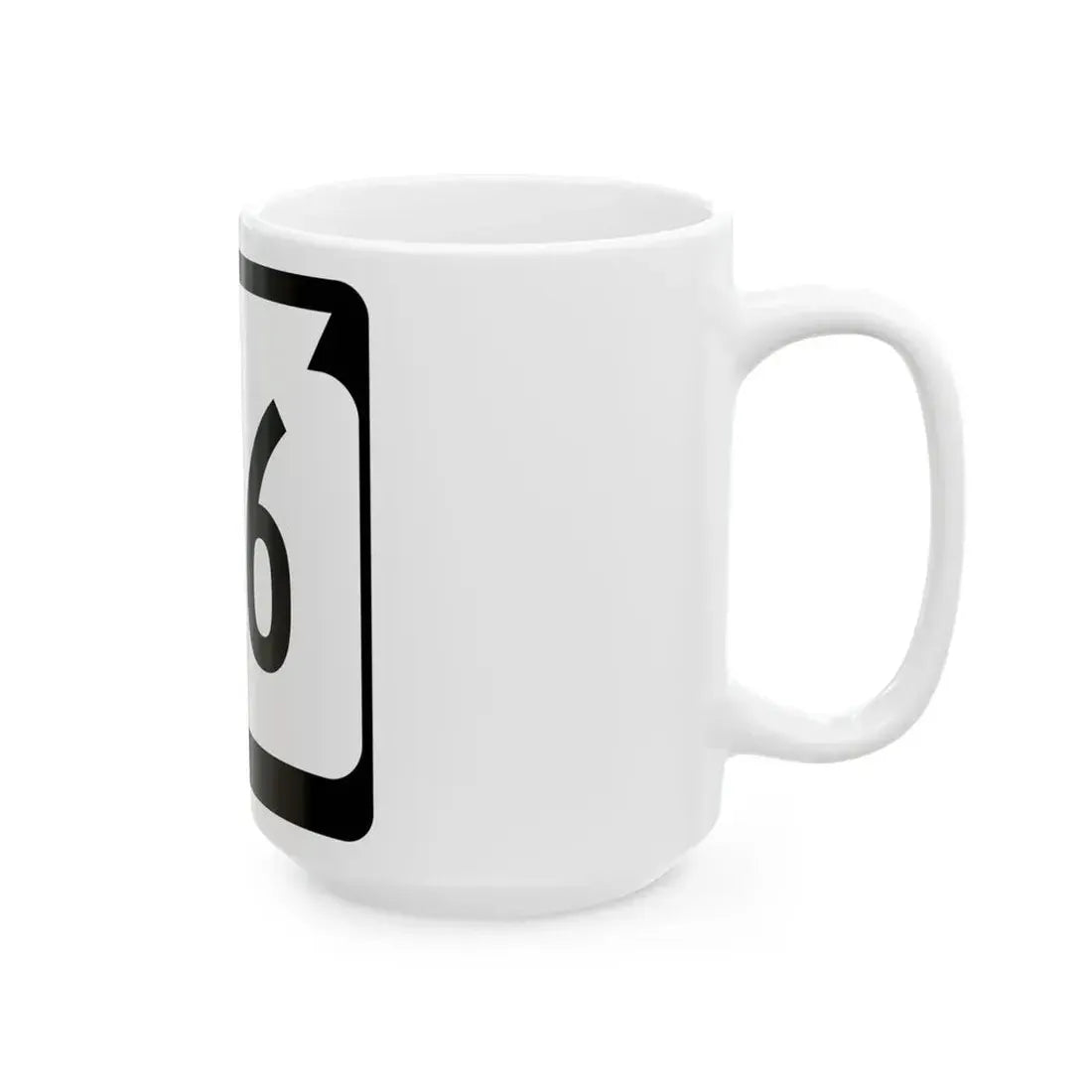 WIS 116 (Wisconsin) (Road Sign) White Coffee Mug - Go Mug Yourself