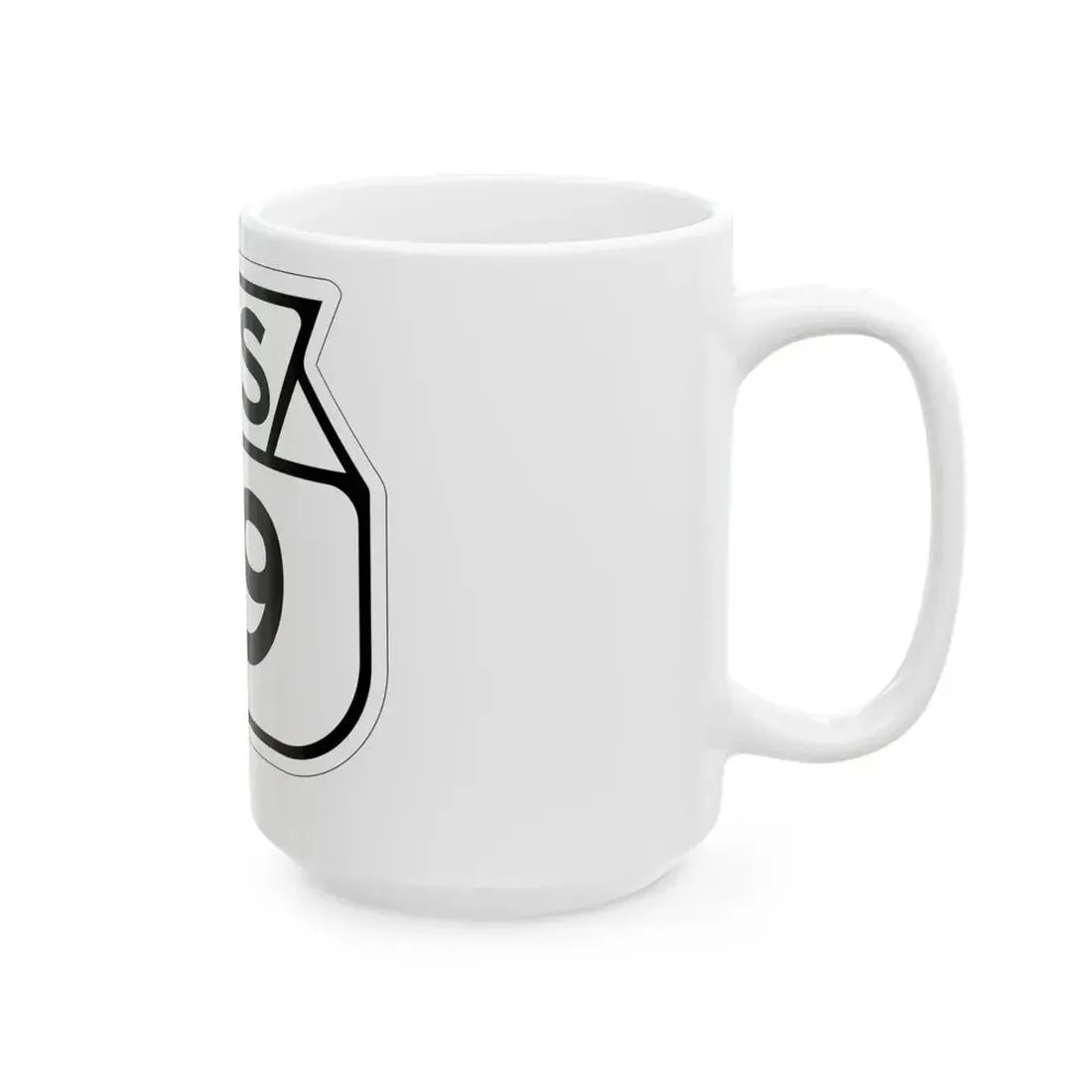 WIS 119 1949 (Wisconsin) (Road Sign) White Coffee Mug - Go Mug Yourself