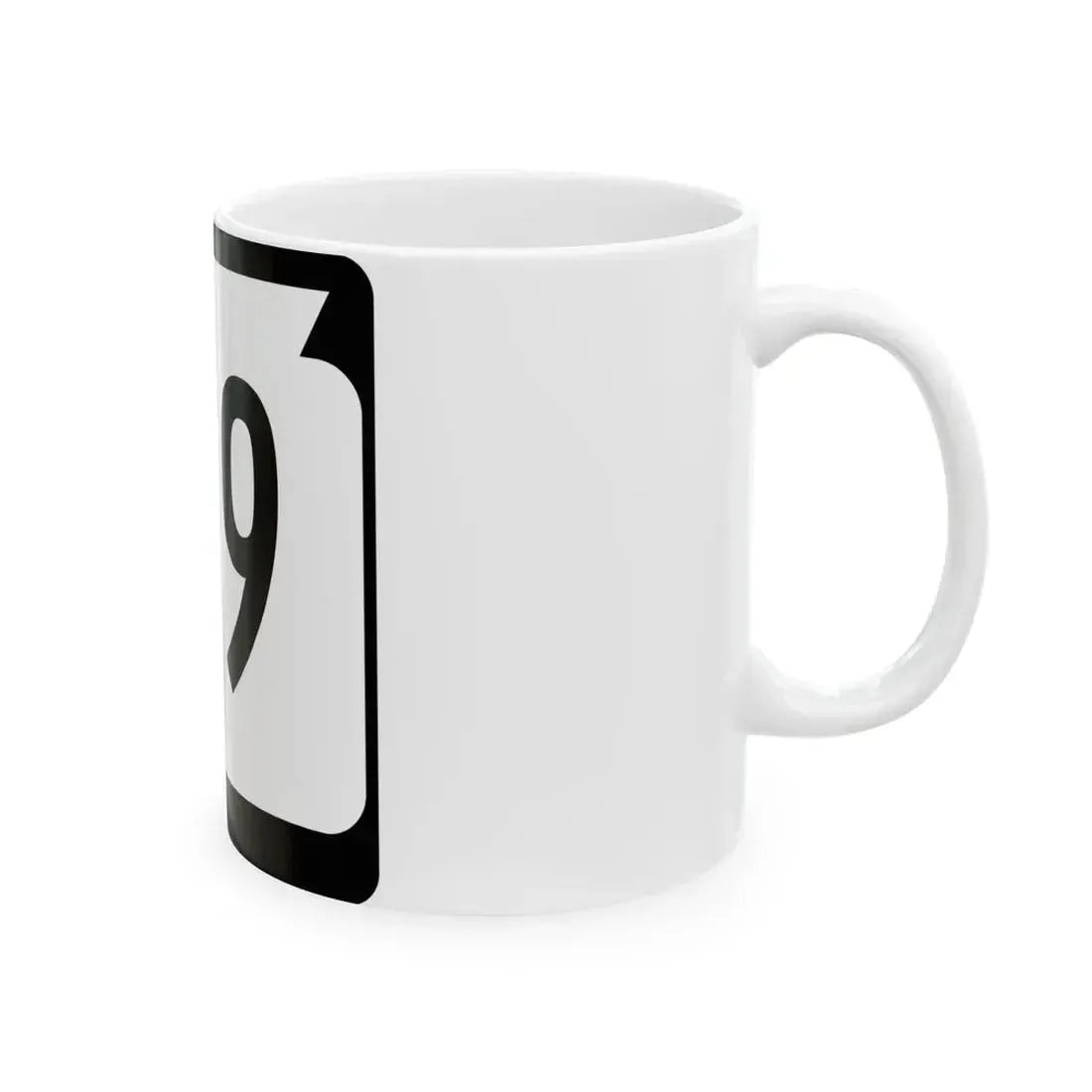 WIS 119 (Wisconsin) (Road Sign) White Coffee Mug - Go Mug Yourself