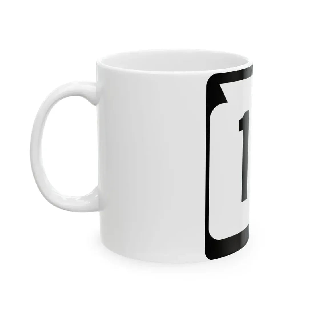 WIS 12 (Wisconsin) (Road Sign) White Coffee Mug - Go Mug Yourself