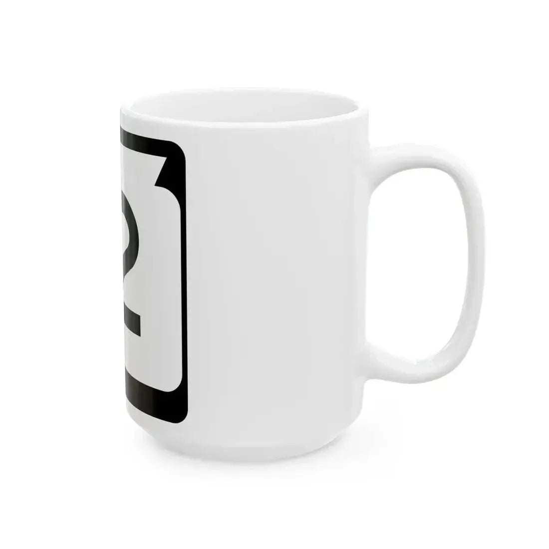 WIS 12 (Wisconsin) (Road Sign) White Coffee Mug - Go Mug Yourself