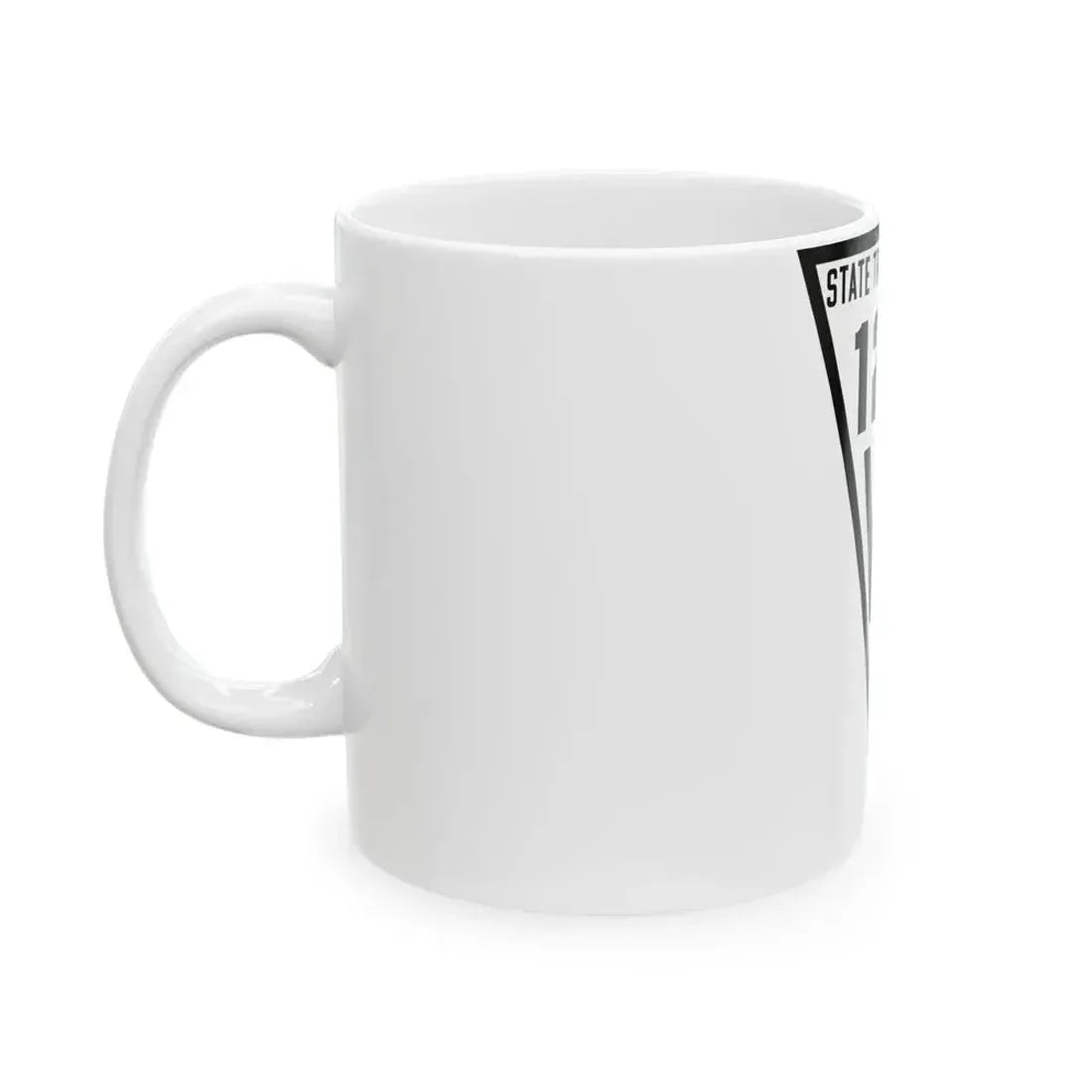 WIS 120 1919 (Wisconsin) (Road Sign) White Coffee Mug - Go Mug Yourself