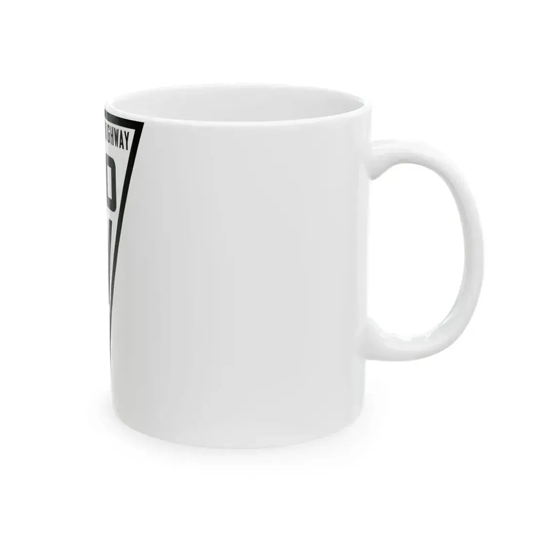 WIS 120 1919 (Wisconsin) (Road Sign) White Coffee Mug - Go Mug Yourself