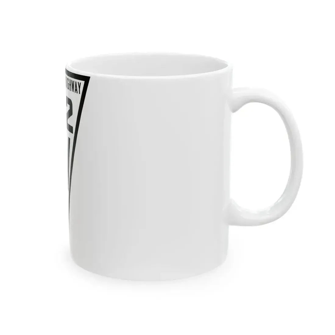 WIS 122 1919 (Wisconsin) (Road Sign) White Coffee Mug - Go Mug Yourself