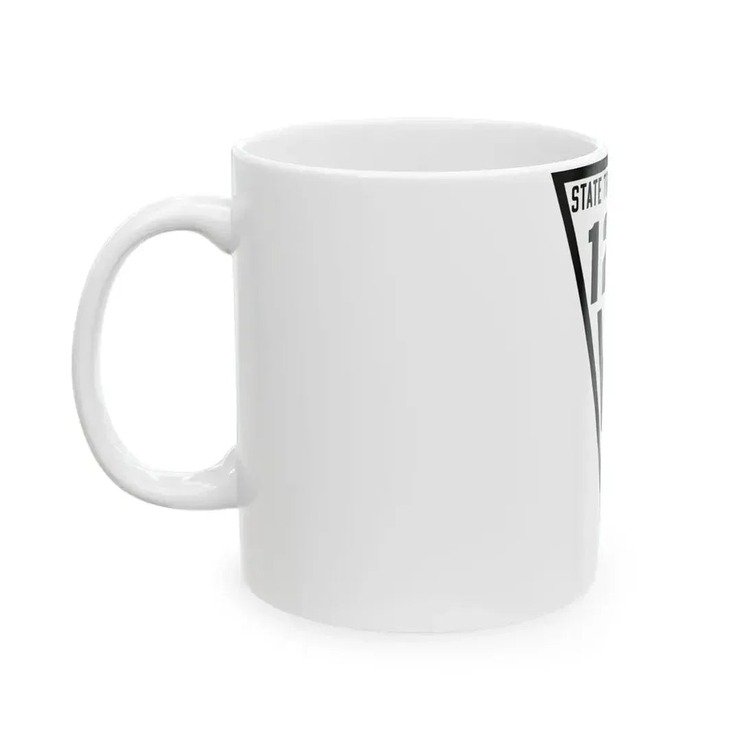 WIS 125 1919 (Wisconsin) (Road Sign) White Coffee Mug - Go Mug Yourself
