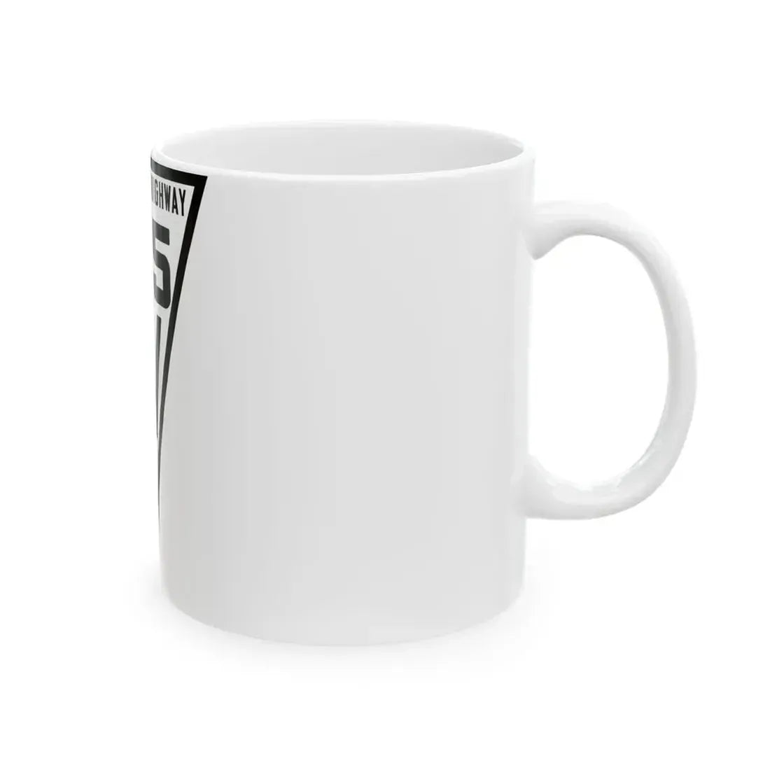 WIS 125 1919 (Wisconsin) (Road Sign) White Coffee Mug - Go Mug Yourself