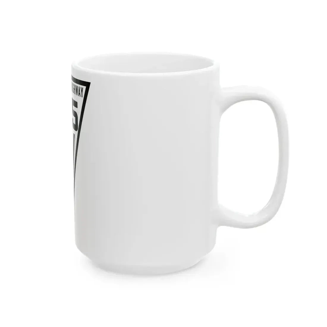 WIS 125 1919 (Wisconsin) (Road Sign) White Coffee Mug - Go Mug Yourself