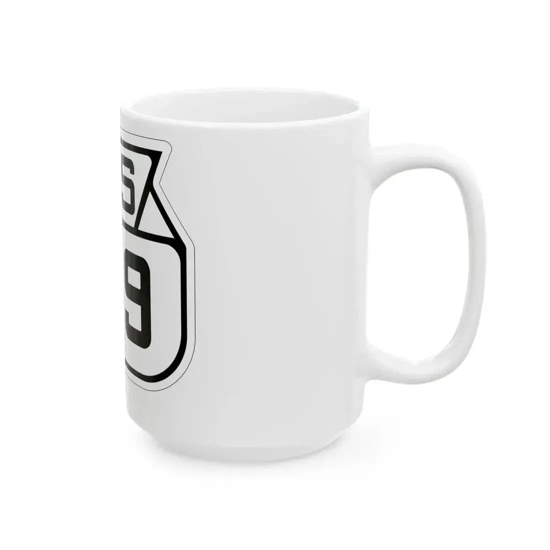 WIS 129 1938 (Wisconsin) (Road Sign) White Coffee Mug - Go Mug Yourself