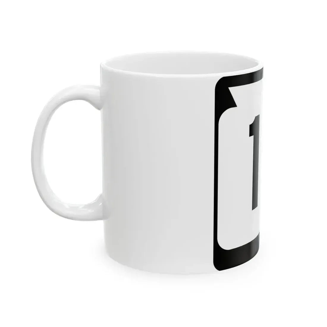 WIS 13 (Wisconsin) (Road Sign) White Coffee Mug - Go Mug Yourself