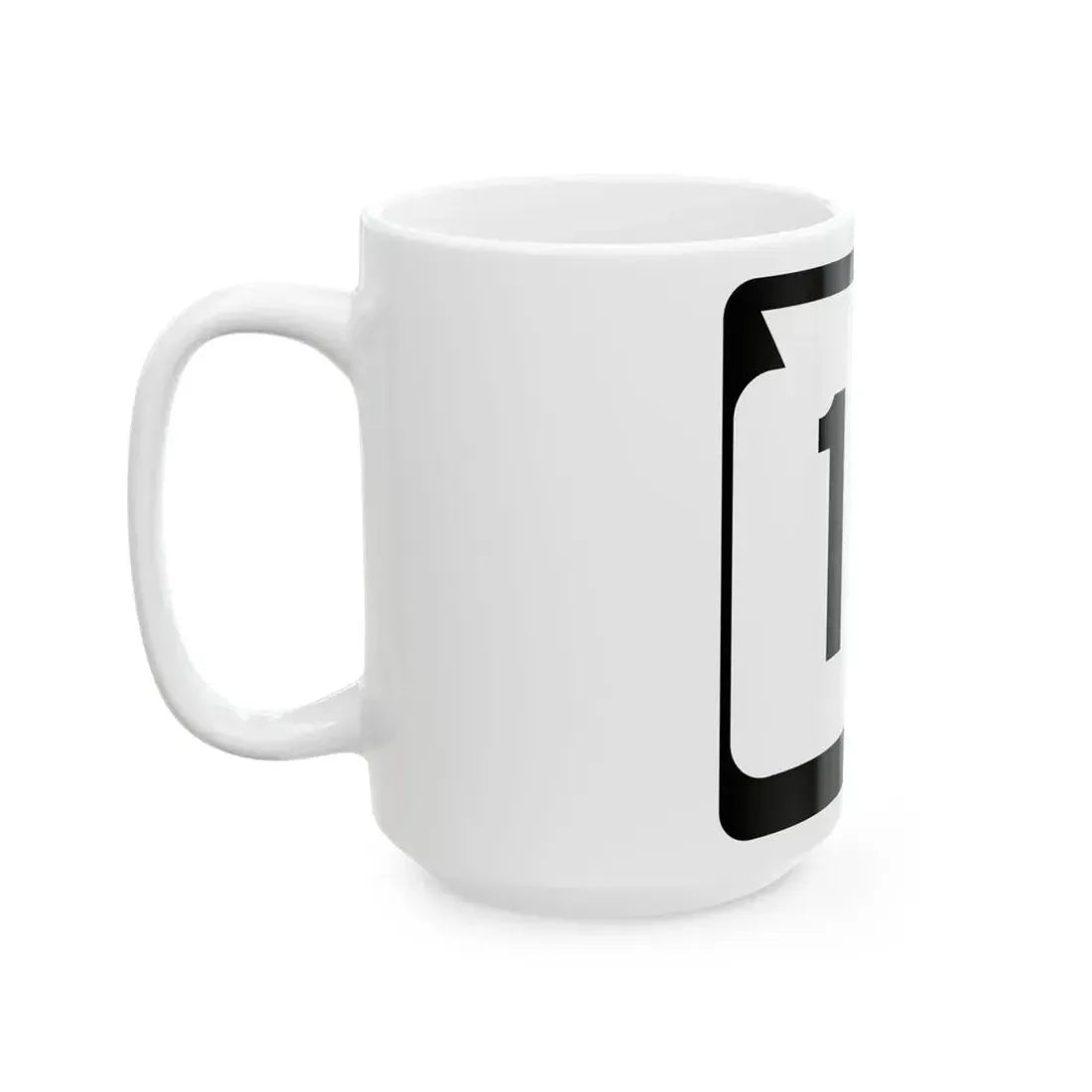 WIS 13 (Wisconsin) (Road Sign) White Coffee Mug - Go Mug Yourself