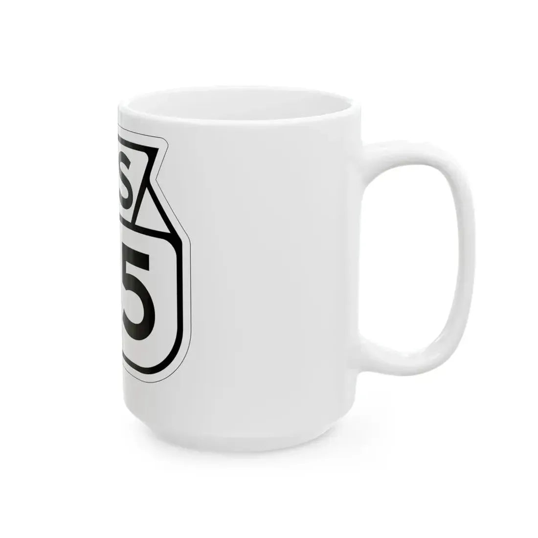 WIS 135 1949 (Wisconsin) (Road Sign) White Coffee Mug - Go Mug Yourself