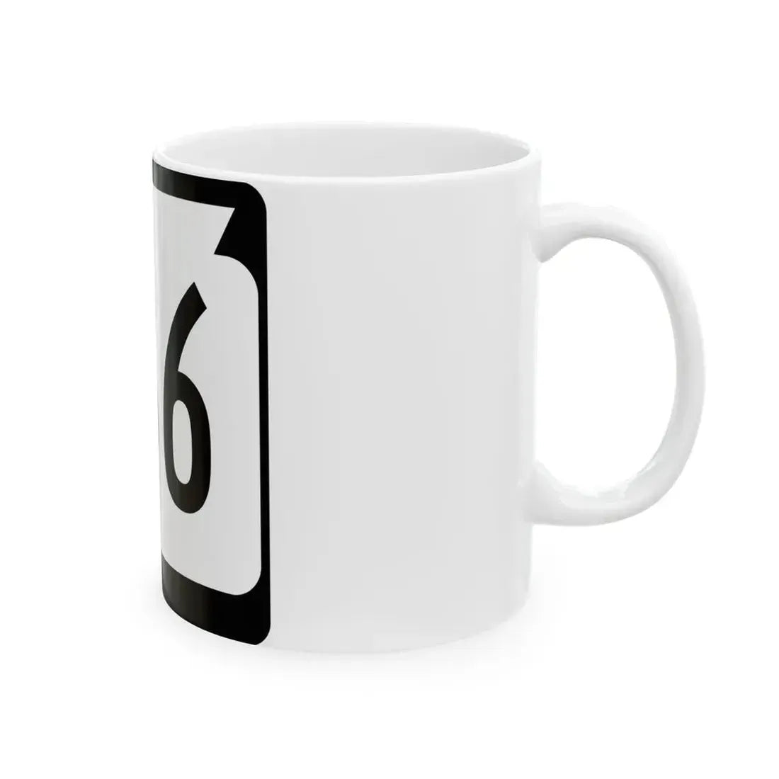WIS 136 (Wisconsin) (Road Sign) White Coffee Mug - Go Mug Yourself