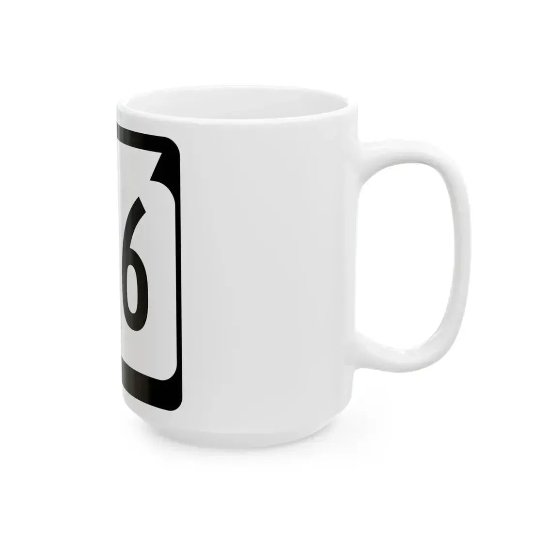 WIS 136 (Wisconsin) (Road Sign) White Coffee Mug - Go Mug Yourself