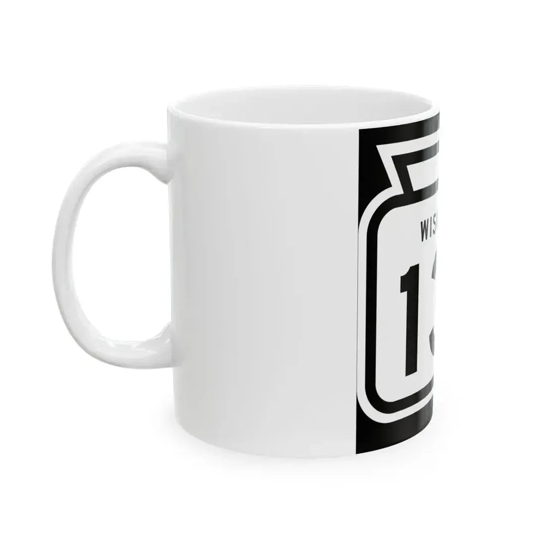 WIS 137 1958 (Wisconsin) (Road Sign) White Coffee Mug - Go Mug Yourself