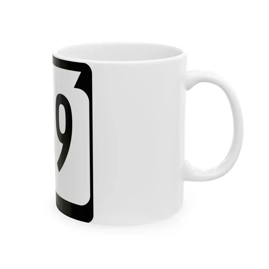 WIS 139 (Wisconsin) (Road Sign) White Coffee Mug - Go Mug Yourself