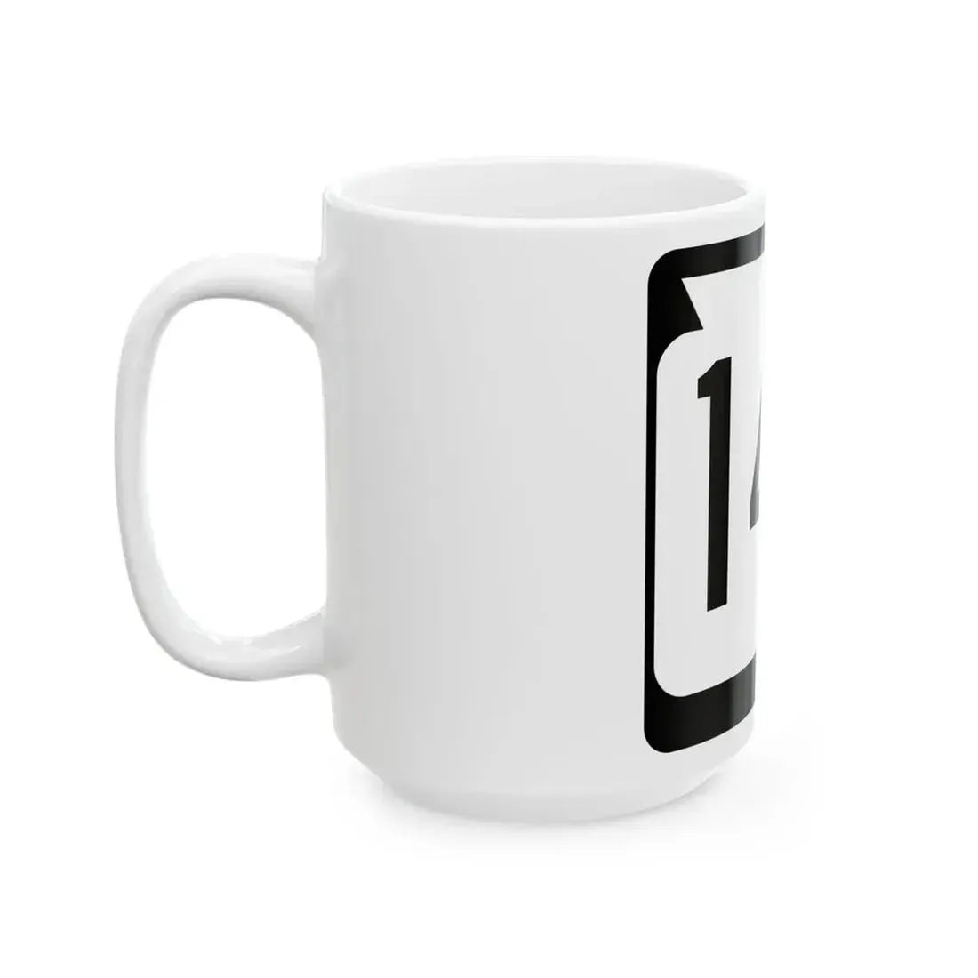 WIS 140 (Wisconsin) (Road Sign) White Coffee Mug - Go Mug Yourself