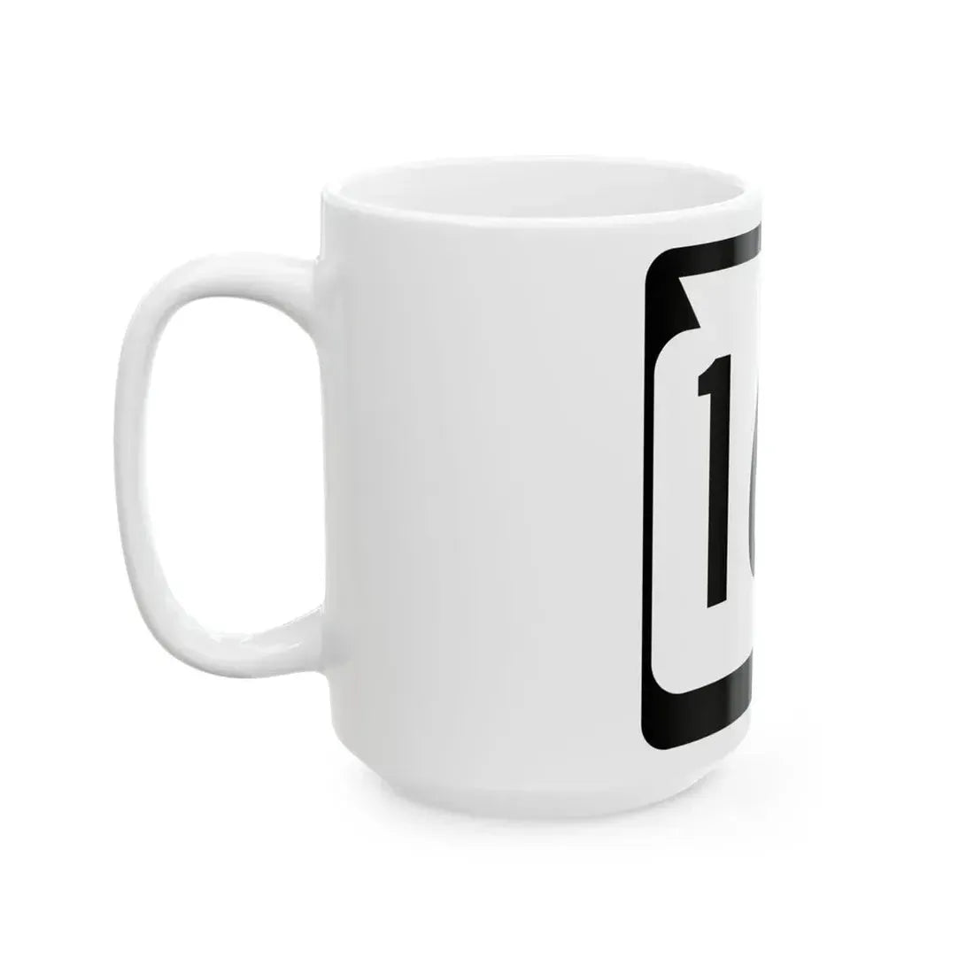 WIS 160 (Wisconsin) (Road Sign) White Coffee Mug - Go Mug Yourself