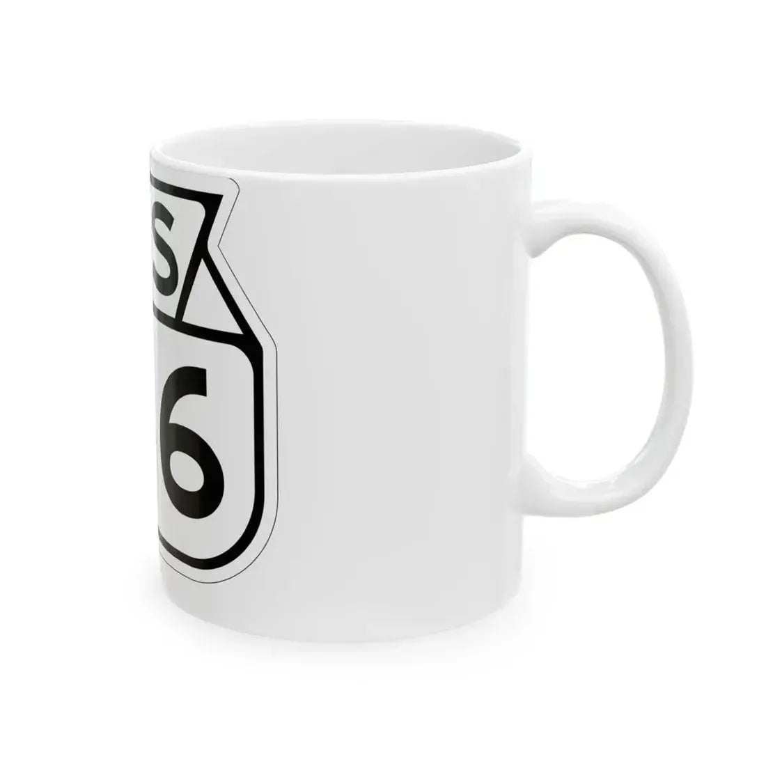 WIS 166 1949 (Wisconsin) (Road Sign) White Coffee Mug - Go Mug Yourself