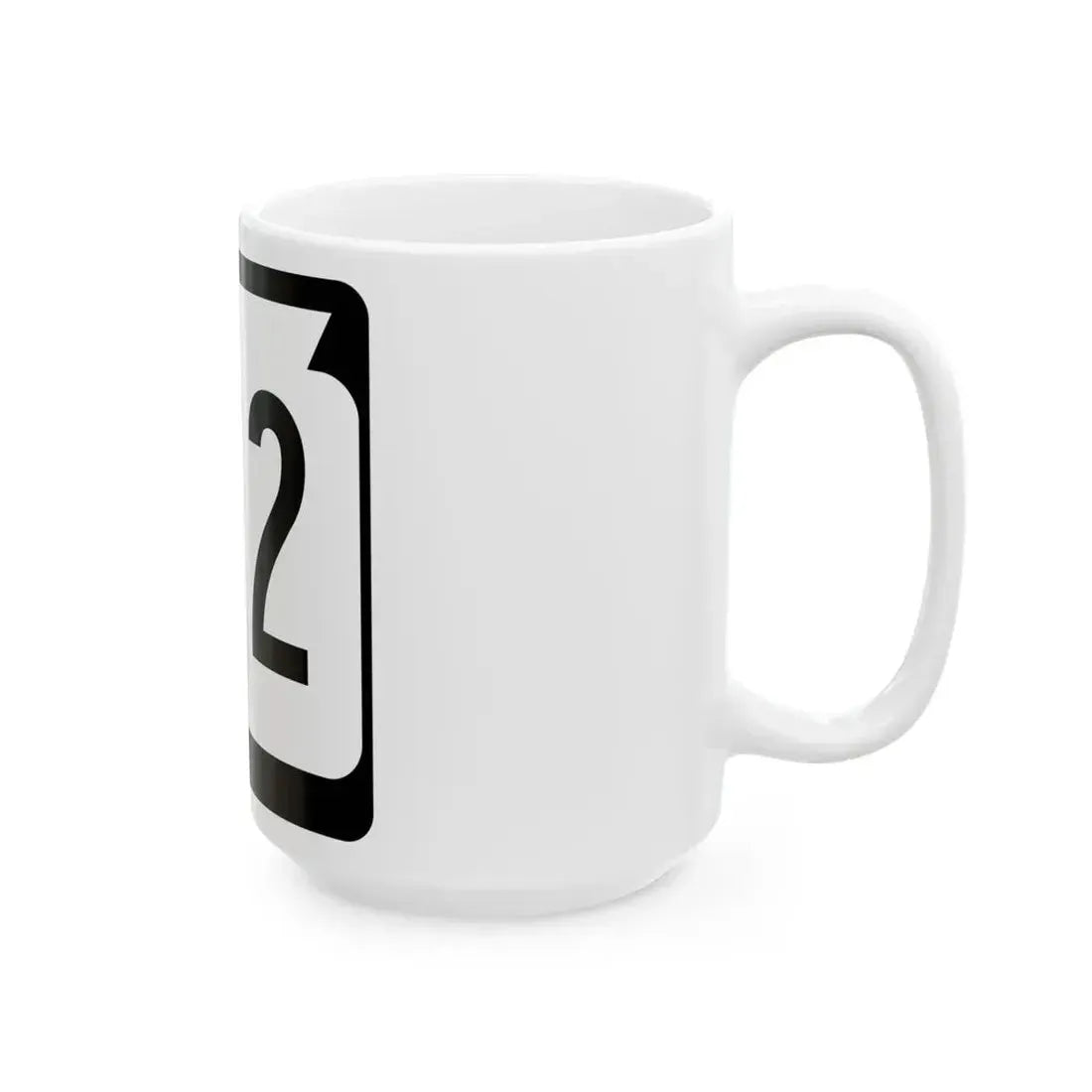 WIS 172 (Wisconsin) (Road Sign) White Coffee Mug - Go Mug Yourself