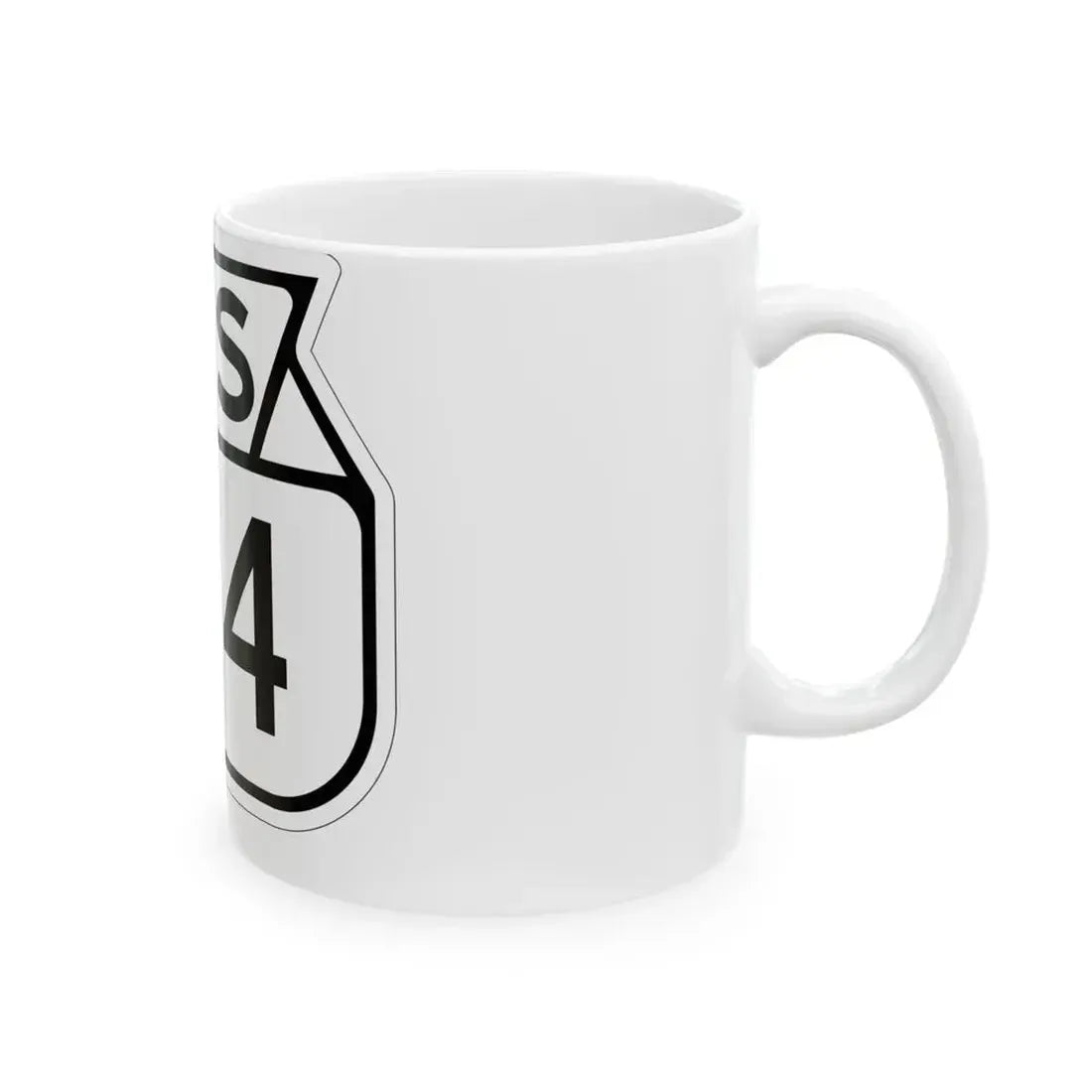 WIS 194 1949 (Wisconsin) (Road Sign) White Coffee Mug - Go Mug Yourself