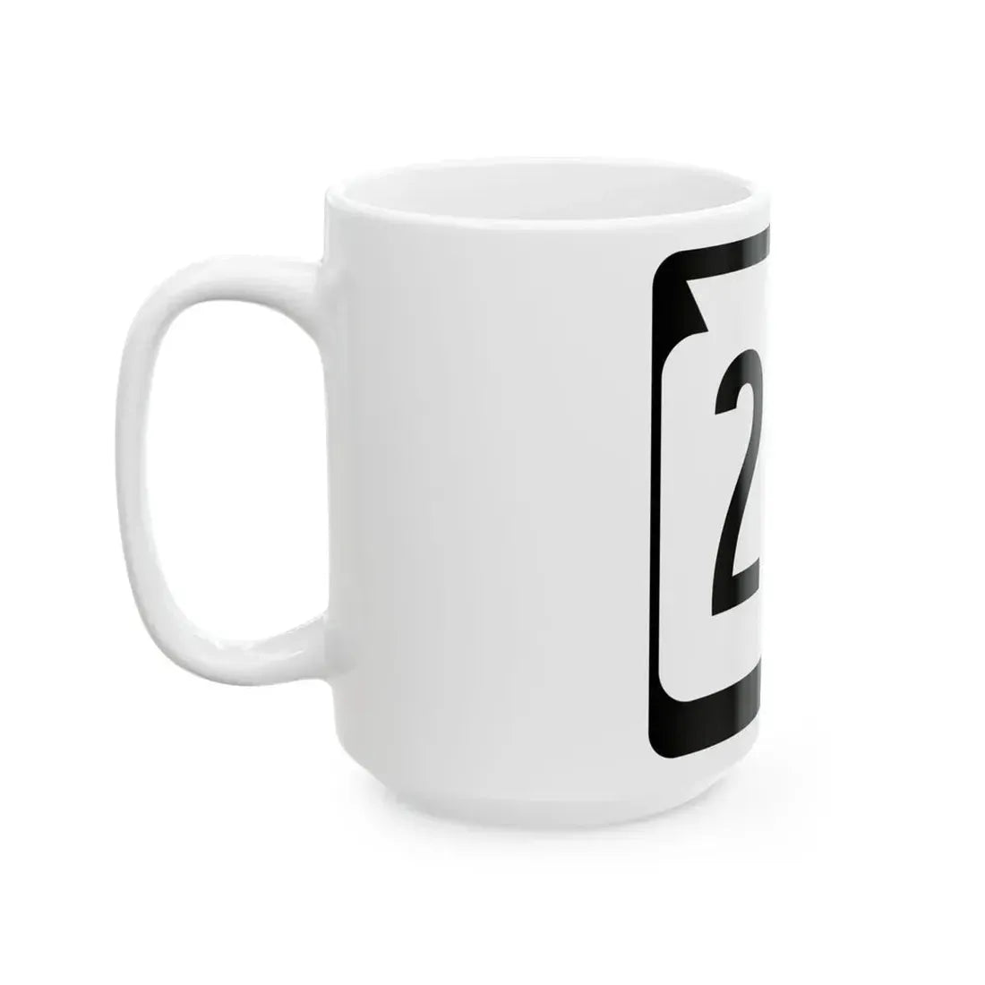 WIS 213 (Wisconsin) (Road Sign) White Coffee Mug - Go Mug Yourself