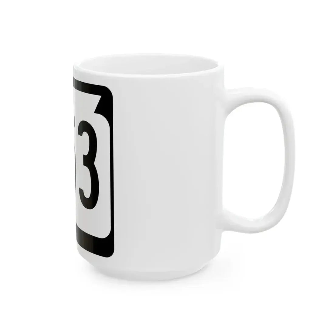 WIS 253 (Wisconsin) (Road Sign) White Coffee Mug - Go Mug Yourself