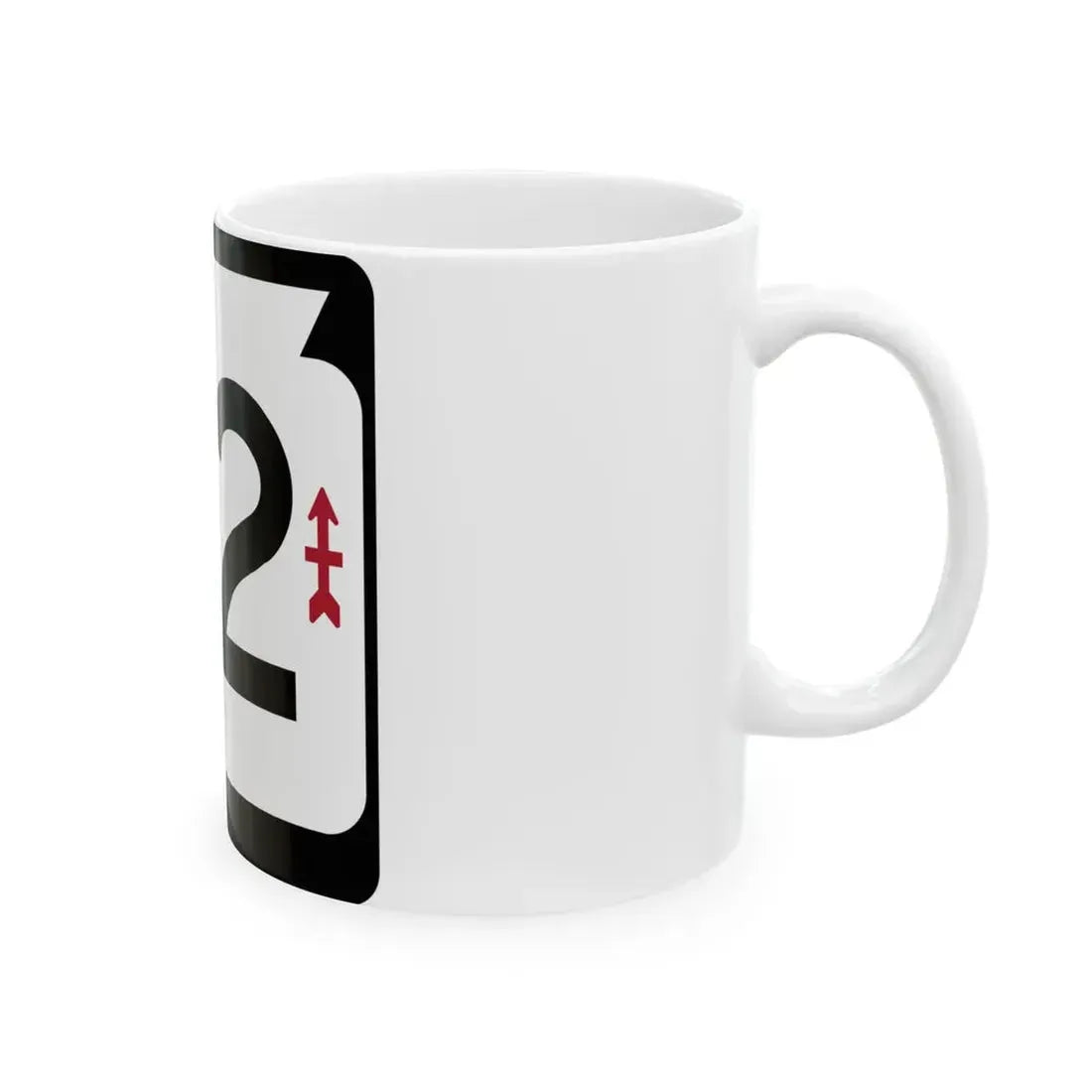 WIS 32 (Wisconsin) (Road Sign) White Coffee Mug - Go Mug Yourself