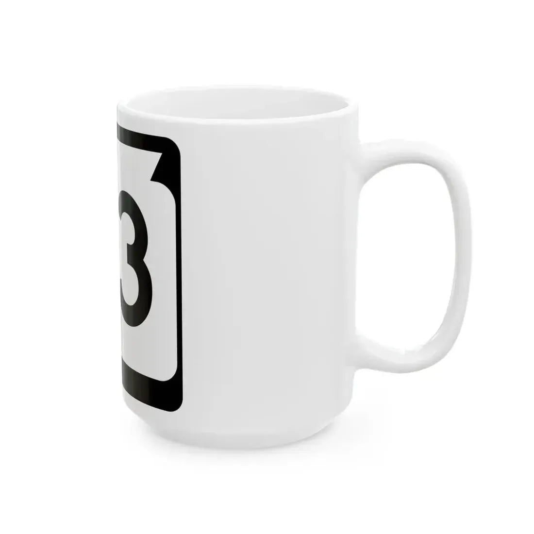 WIS 33 (Wisconsin) (Road Sign) White Coffee Mug - Go Mug Yourself