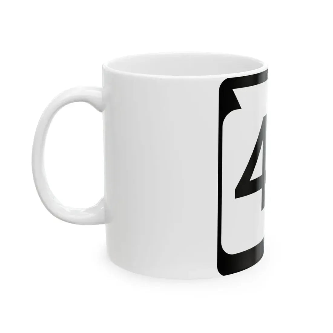 WIS 40 (Wisconsin) (Road Sign) White Coffee Mug - Go Mug Yourself