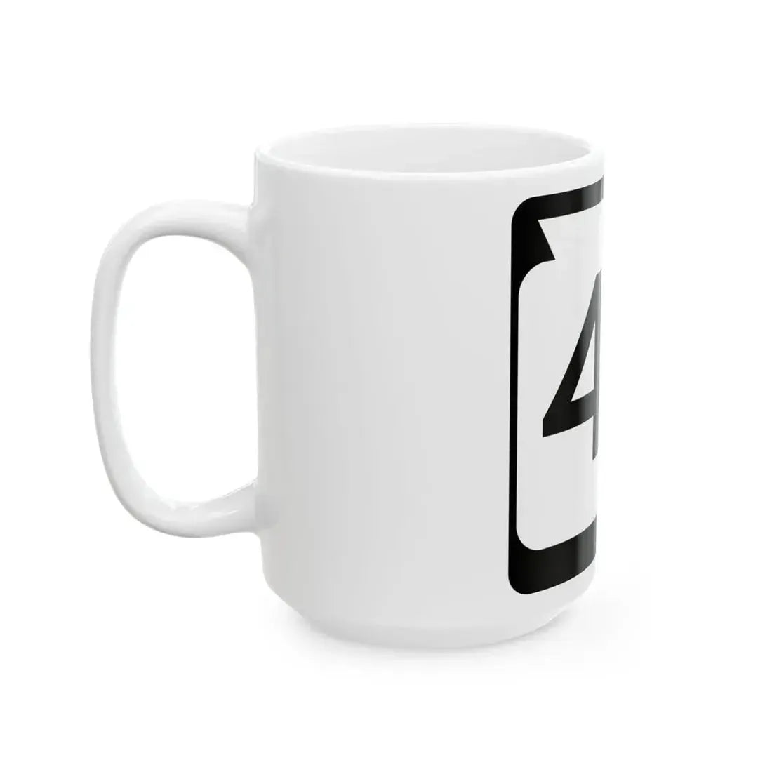 WIS 40 (Wisconsin) (Road Sign) White Coffee Mug - Go Mug Yourself