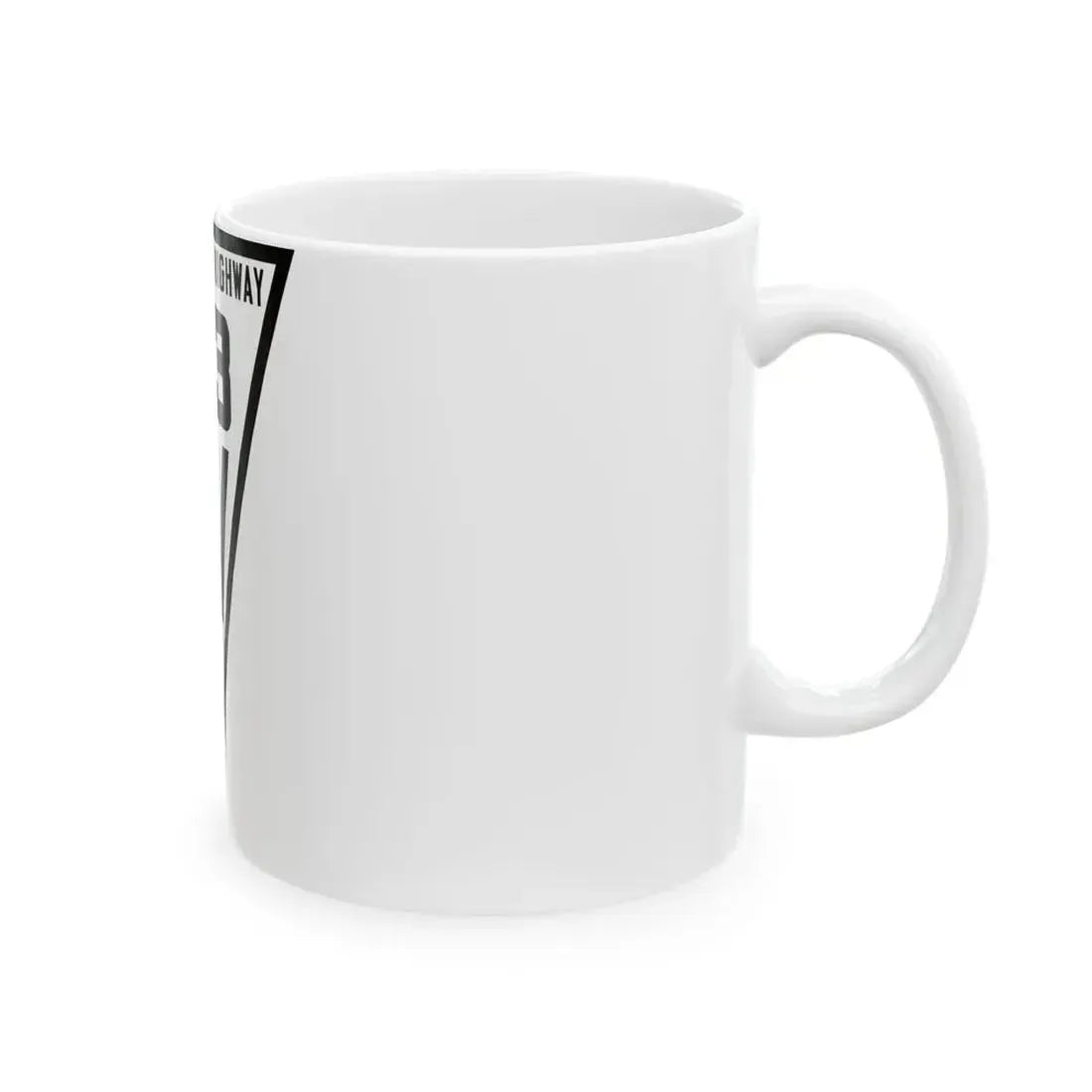 WIS 43 1919 (Wisconsin) (Road Sign) White Coffee Mug - Go Mug Yourself