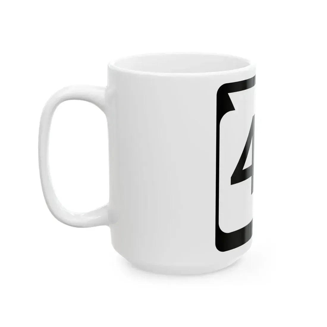 WIS 48 (Wisconsin) (Road Sign) White Coffee Mug - Go Mug Yourself