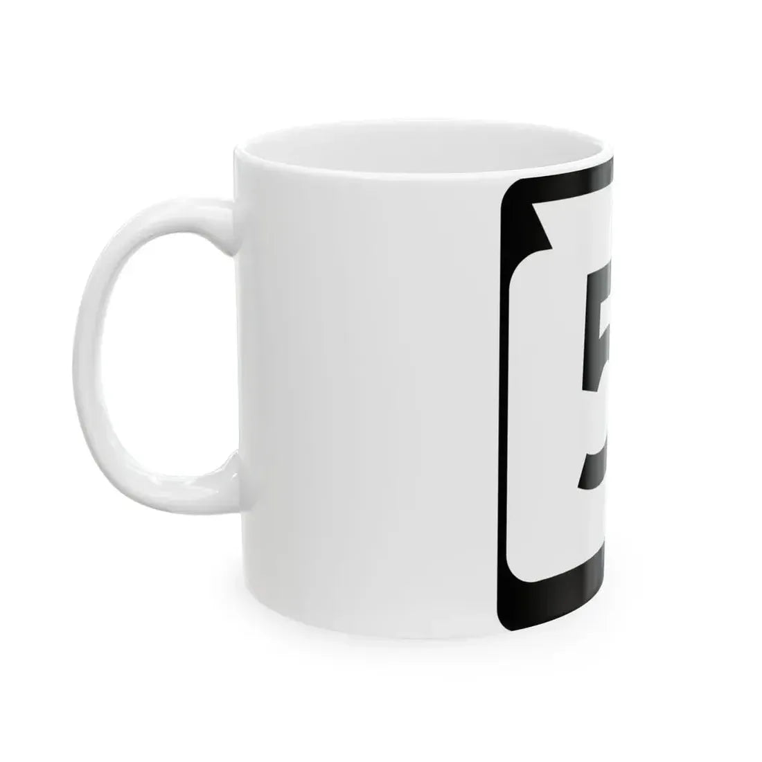 WIS 51 (Wisconsin) (Road Sign) White Coffee Mug - Go Mug Yourself