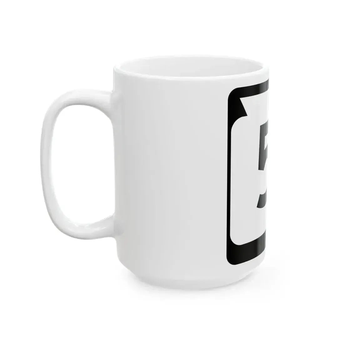 WIS 51 (Wisconsin) (Road Sign) White Coffee Mug - Go Mug Yourself