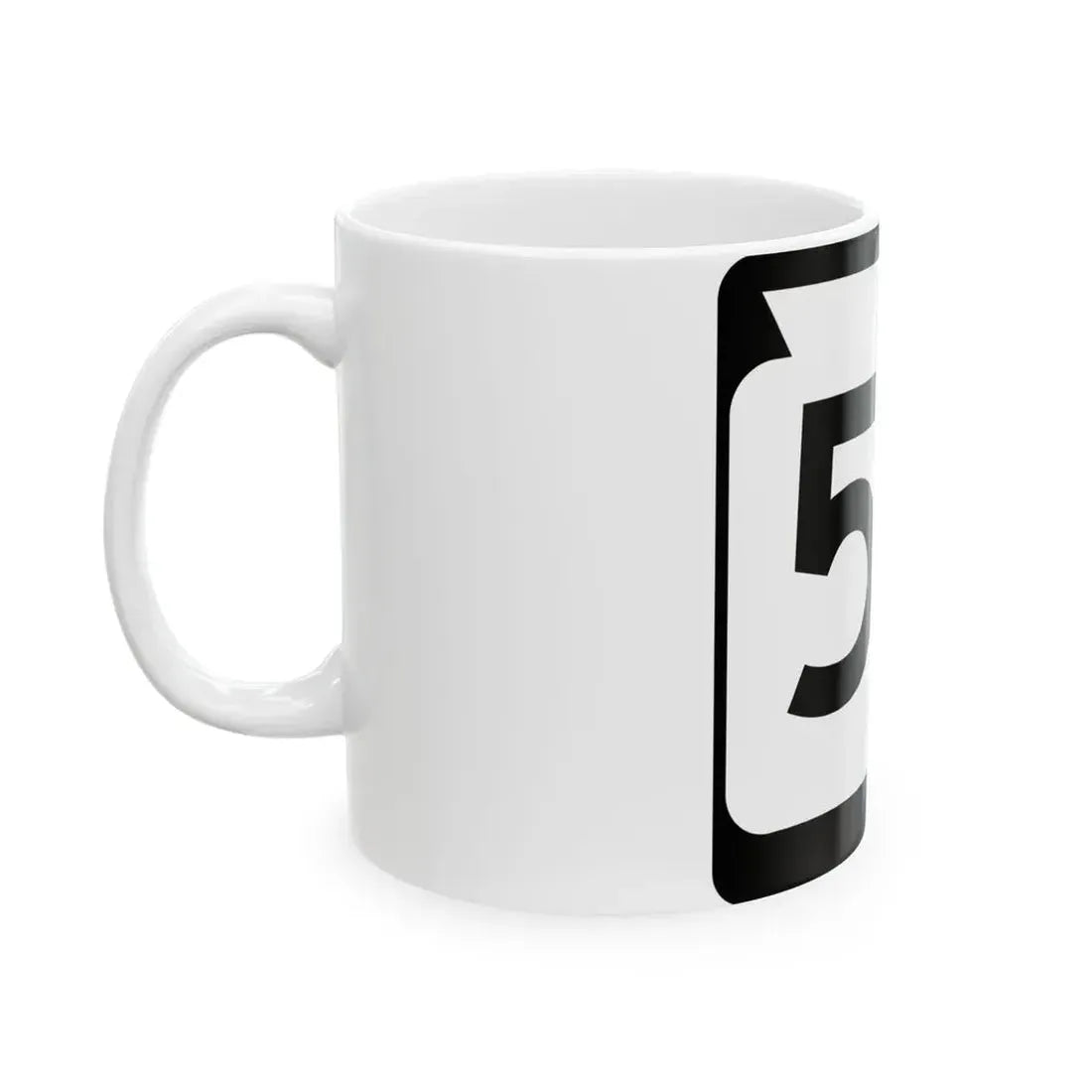 WIS 57 (Wisconsin) (Road Sign) White Coffee Mug - Go Mug Yourself