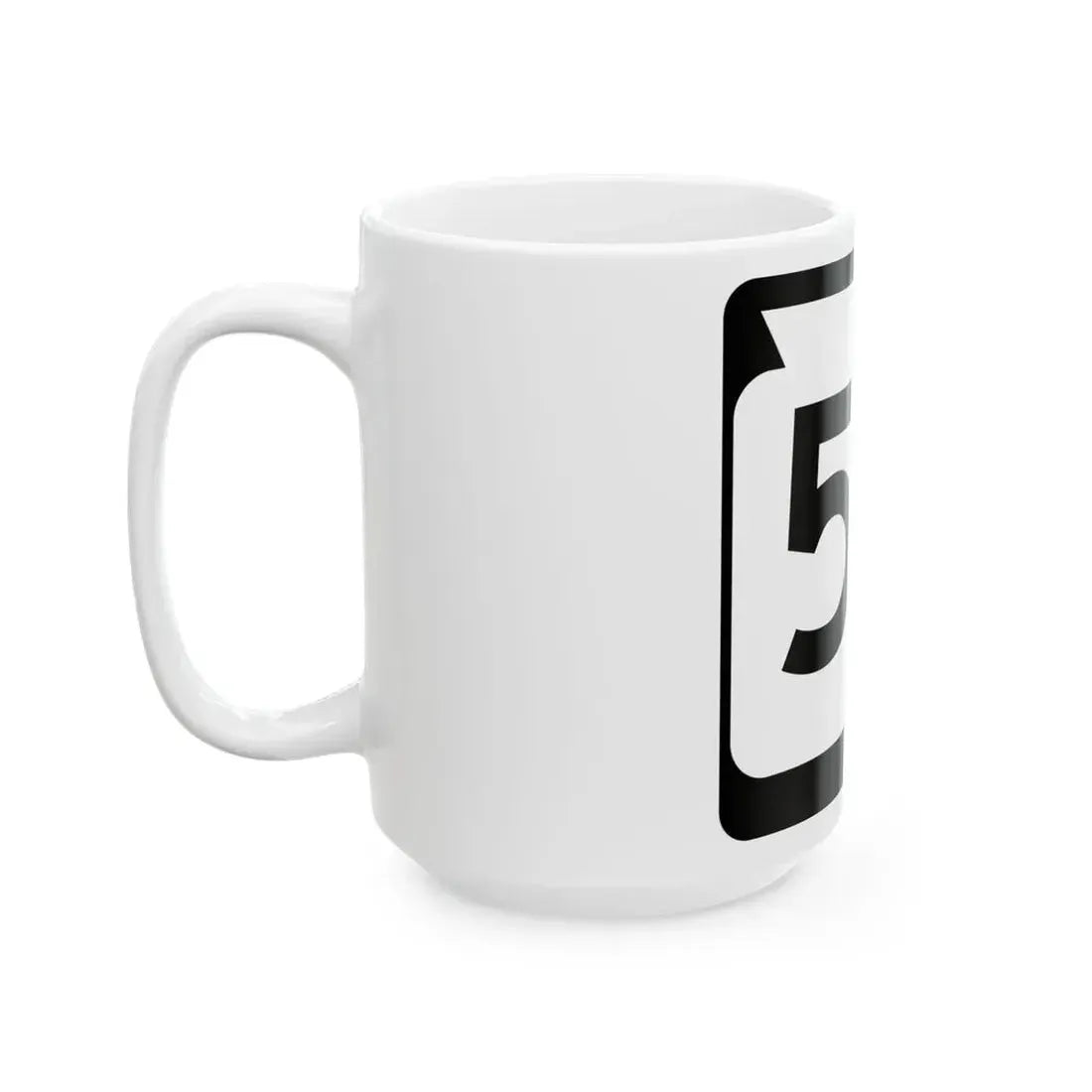 WIS 57 (Wisconsin) (Road Sign) White Coffee Mug - Go Mug Yourself