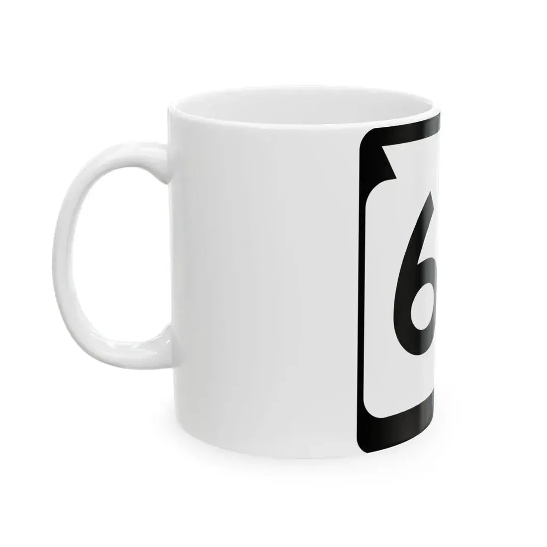 WIS 64 (Wisconsin) (Road Sign) White Coffee Mug - Go Mug Yourself