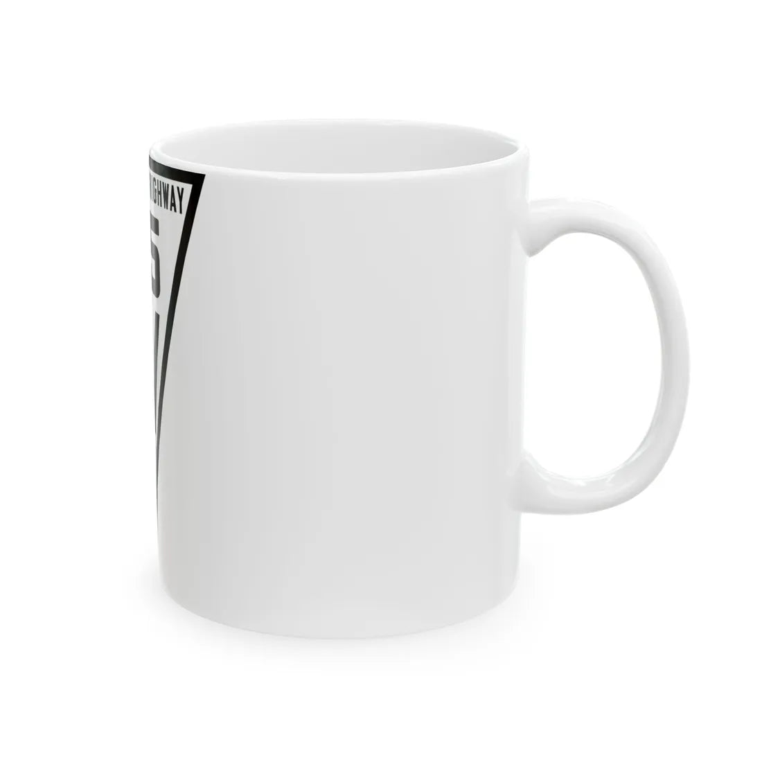 WIS 65 1919 (Wisconsin) (Road Sign) White Coffee Mug - Go Mug Yourself