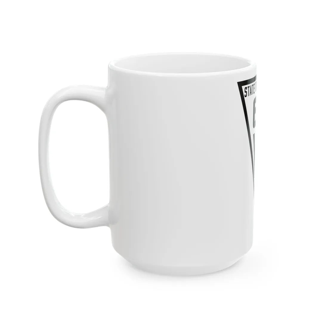 WIS 65 1919 (Wisconsin) (Road Sign) White Coffee Mug - Go Mug Yourself