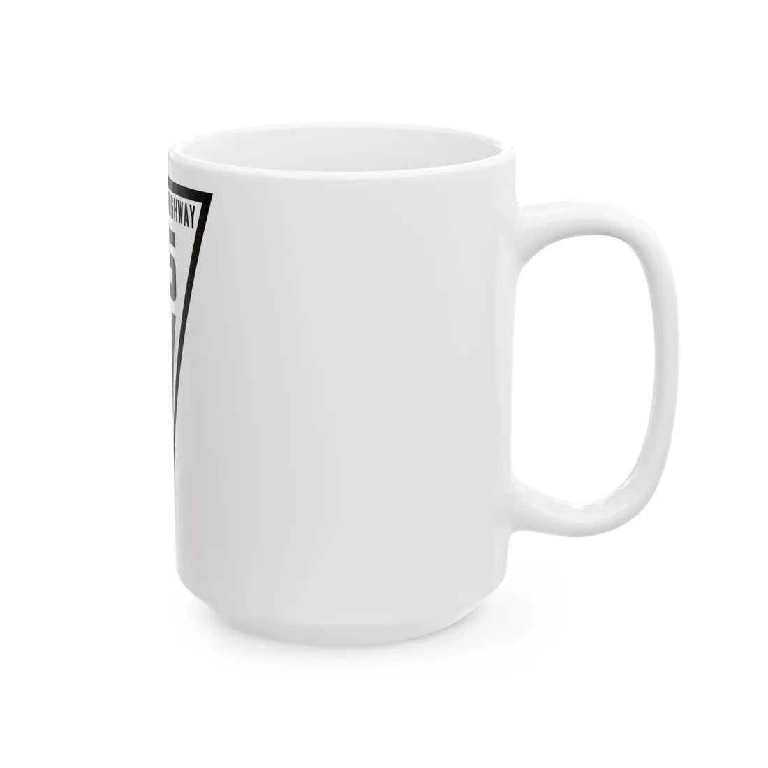 WIS 65 1919 (Wisconsin) (Road Sign) White Coffee Mug - Go Mug Yourself